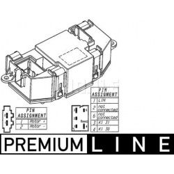 reguliatorius, keleivio pusės ventiliatorius BEHR *** PREMIUM LINE ***
                                MAHLE                