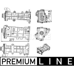aušintuvas, išmetamųjų dujų recirkuliacija BEHR *** PREMIUM LINE ***
MAHLE