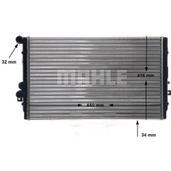 Aušinimo radiatorius
                                MAHLE                                CR 854 001S, MAHLE, CR854001S, aut