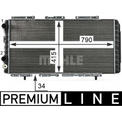 Aušinimo radiatorius
                                MAHLE                                                CR 33 000P, MAHLE,