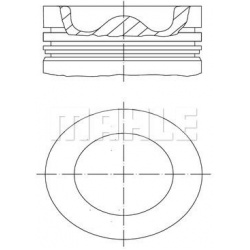 stūmoklis
                                MAHLE                                                005 32 00, MAHLE, 0053200, au