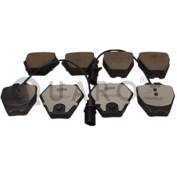 stabdžių trinkelių rinkinys, diskinis stabdys QUARO SILVER CERAMIC
                                                QP4226C