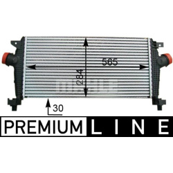 tarpinis suslėgto oro aušintuvas, kompresorius BEHR *** PREMIUM LINE ***
                                MAHLE             