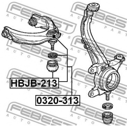 Šarnyras
                                FEBEST                                0320-313, Nenurodytas gamintojas, 0320-313, a
