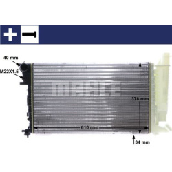 Aušinimo radiatorius
                                MAHLE                                                CR 481 000S, MAHLE