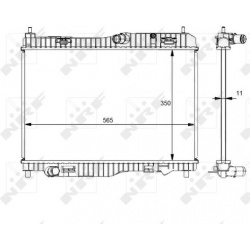 Aušinimo radiatorius
                                NRF                                                59138, NRF, 59138, a