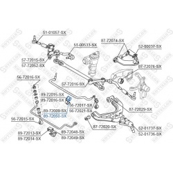 stabilizatoriaus įvorė
                                STELLOX                                89-72050-SX, STELLOX, 89-7205