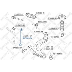 Stabilizatoriaus traukė
                                STELLOX                                                56-53031-SX, 