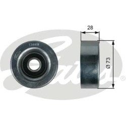 kreipiantysis skriemulys, V formos rumbuotas diržas DriveAlign™
                                GATES                     