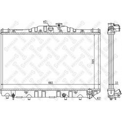 Aušinimo radiatorius
                                STELLOX                                10-26370-SX, STELLOX, 10-26370-S