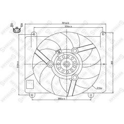 ventiliatorius, radiatoriaus
                                STELLOX                                                29-99059-