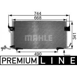 kondensatorius, oro kondicionierius BEHR *** PREMIUM LINE ***
                                MAHLE                          