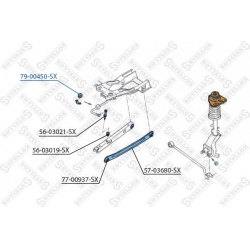 stabilizatoriaus įvorė
                                STELLOX                                                79-00450-SX, 