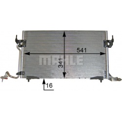 kondensatorius, oro kondicionierius BEHR *** PREMIUM LINE ***
                                MAHLE                          
