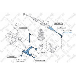 vairo traukės antgalis
                                STELLOX                                                51-00315-SX, S