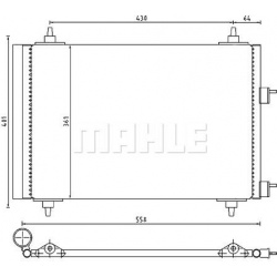 kondensatorius, oro kondicionierius BEHR *** PREMIUM LINE ***
                                MAHLE                          
