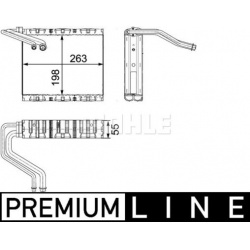 garintuvas, oro kondicionierius BEHR *** PREMIUM LINE ***
                                MAHLE                              