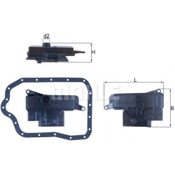 hidraulinis filtras, automatinė transmisija
MAHLE HX234D, MAH