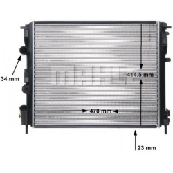 Aušinimo radiatorius
                                MAHLE                                                CR 35 000S, MAHLE,