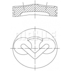 stūmoklis
                                MAHLE                                                101 89 01, MAHLE, 1018901, au