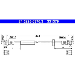 Stabdžių žarnelė
                                ATE                                                24.5225-0370.3, ATE, 