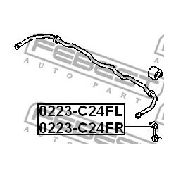 Stabilizatoriaus traukė
                                FEBEST                                0223-C24FR, Nenurodytas gamint