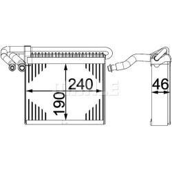 garintuvas, oro kondicionierius BEHR *** PREMIUM LINE ***
                                MAHLE                              