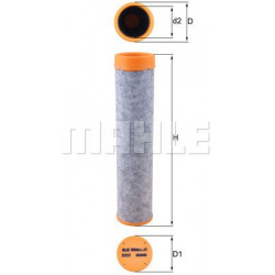 antrinis oro filtras
                                MAHLE                                                LXS7045, MAHLE, LXS