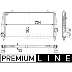 tarpinis suslėgto oro aušintuvas, kompresorius BEHR *** PREMIUM LINE ***
                                MAHLE             