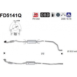 DPF, kietųjų dalelių filtras
FD5141Q, AS, FD5141Q, auto detalė