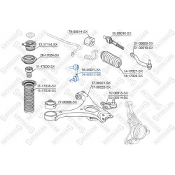 Stabilizatoriaus traukė
STELLOX 56-00012-SX,
