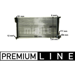 Aušinimo radiatorius
                                MAHLE                                                CR 433 000P, MAHLE