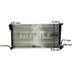 Aušinimo radiatorius
                                MAHLE                                CR 433 000P, MAHLE, CR 433 000P, a