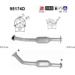 katalizatoriaus keitiklis
                                AS                                                95174D, AS, 95174