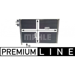 kondensatorius, oro kondicionierius BEHR *** PREMIUM LINE ***
                                MAHLE                          