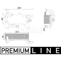 Aušintuvas tepalo
                                MAHLE                                                CLC 139 000P, MAHLE, 