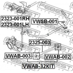 sailentblokas
                                FEBEST                                VWAB-32KIT, Nenurodytas gamintojas, VWAB-