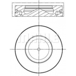 stūmoklis
                                MAHLE                                                081 PI 00113 001, MAHLE, 081P