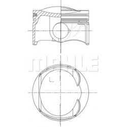 Stūmoklis
                                MAHLE                                                028 PI 00132 000, MAHLE, 028P