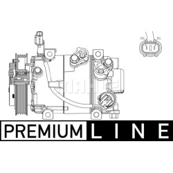 Kompresorius, oro kondicionierius BEHR *** PREMIUM LINE ***
MAHLE