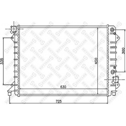 Aušinimo radiatorius
                                STELLOX                                                10-25511-SX, STE