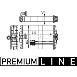 šilumokaitis, salono šildymas BEHR *** PREMIUM LINE ***
                                MAHLE                              