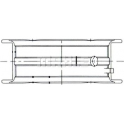 pagrindiniai guoliai, alkūninis velenas
                                MAHLE                                               