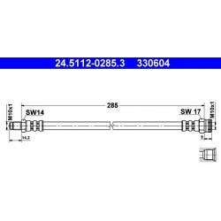stabdžių žarnelė
                                ATE                                                24.5112-0285.3, ATE, 