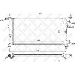 Aušinimo radiatorius
                                STELLOX                                                10-26075-SX, STE