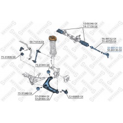 vairo traukės antgalis
                                STELLOX                                51-00131-SX, STELLOX, 51-00131