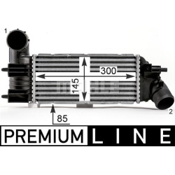 tarpinis suslėgto oro aušintuvas, kompresorius BEHR *** PREMIUM LINE ***
                                MAHLE             