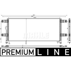 kondensatorius, oro kondicionierius BEHR *** PREMIUM LINE ***
                                MAHLE                          