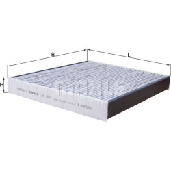 filtras, salono oras
                                MAHLE                                                LAK1677, MAHLE, LAK