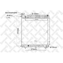 Aušinimo radiatorius
                                STELLOX                                                10-25035-SX, STE